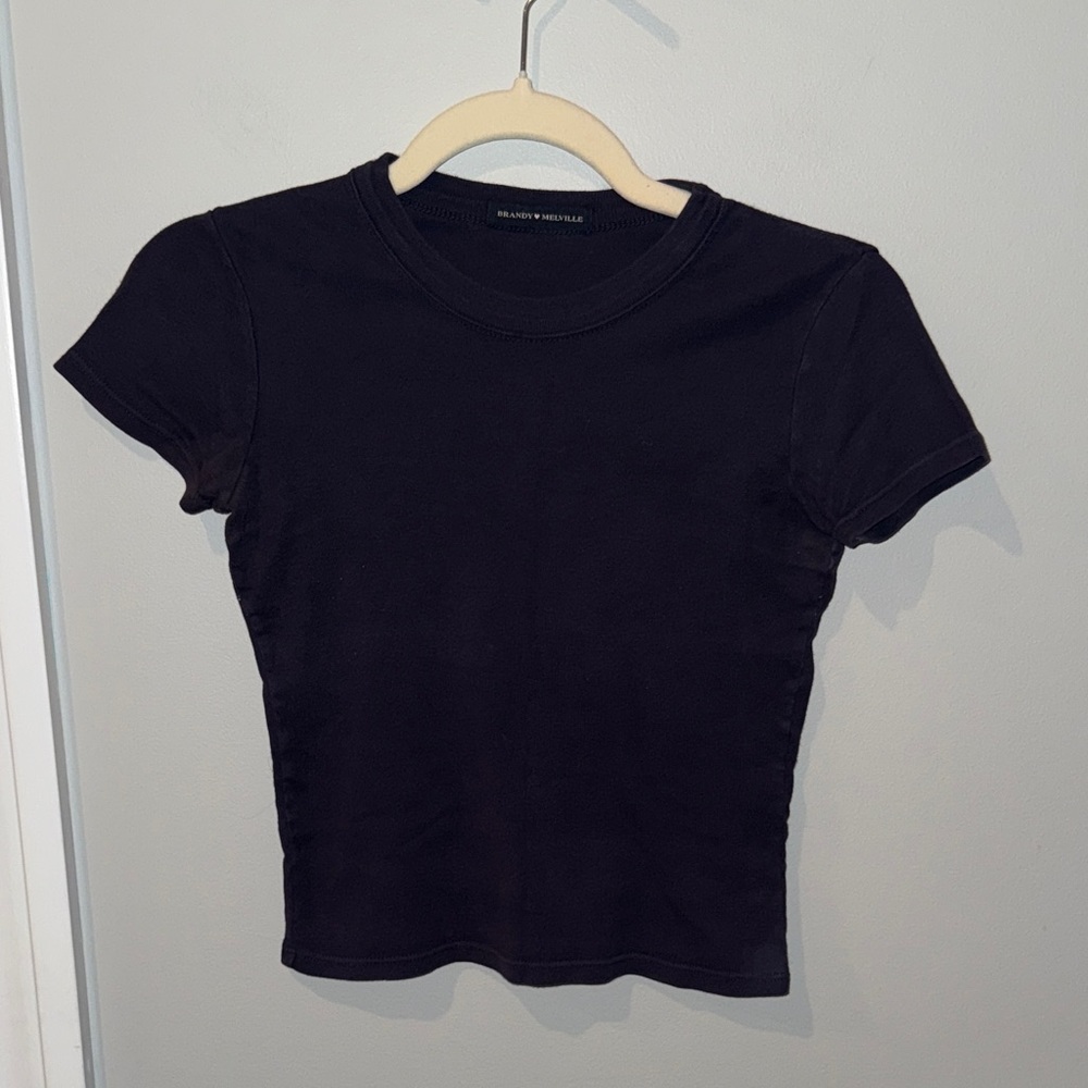 Brandy Melville Classic Navy Short Sleeve Tee